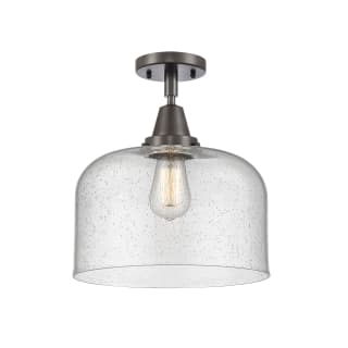 A thumbnail of the Innovations Lighting 447-1C-13-12-L Bell Semi-Flush Oil Rubbed Bronze / Seedy