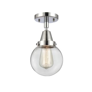 A thumbnail of the Innovations Lighting 447-1C-11-6 Beacon Semi-Flush Polished Chrome / Clear