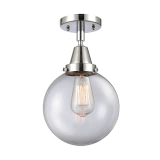 A thumbnail of the Innovations Lighting 447-1C-13-8 Beacon Semi-Flush Polished Chrome / Clear