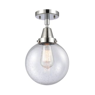 A thumbnail of the Innovations Lighting 447-1C-13-8 Beacon Semi-Flush Polished Chrome / Seedy