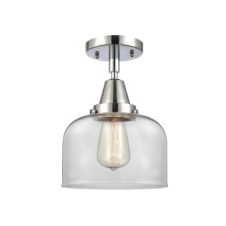 A thumbnail of the Innovations Lighting 447-1C-10-8 Bell Semi-Flush Polished Chrome / Clear