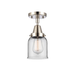 A thumbnail of the Innovations Lighting 447-1C-10-5 Bell Semi-Flush Polished Nickel / Clear