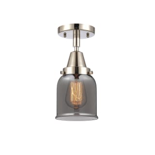 A thumbnail of the Innovations Lighting 447-1C-10-5 Bell Semi-Flush Polished Nickel / Plated Smoke