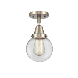 A thumbnail of the Innovations Lighting 447-1C-11-6 Beacon Semi-Flush Brushed Satin Nickel / Clear