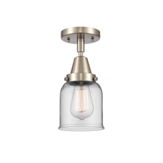 A thumbnail of the Innovations Lighting 447-1C-10-5 Bell Semi-Flush Brushed Satin Nickel / Clear