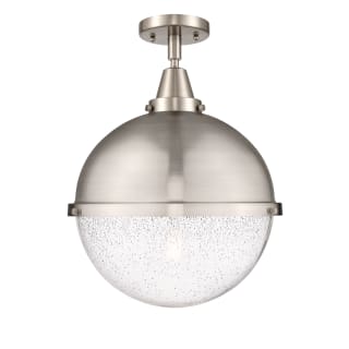 A thumbnail of the Innovations Lighting 447-1C-18-13 Hampden Semi-Flush Brushed Satin Nickel / Seedy