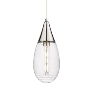 A thumbnail of the Innovations Lighting 450-1P-15-6 Malone Pendant Polished Nickel / Striped Clear