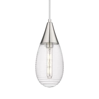 A thumbnail of the Innovations Lighting 450-1P-15-6 Malone Pendant Satin Nickel / Striped Clear