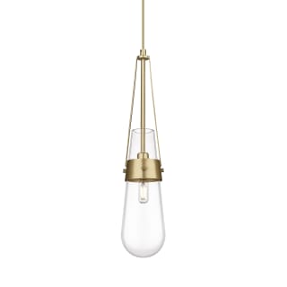 A thumbnail of the Innovations Lighting 452-1P-21-4 Milan Pendant Brushed Brass / Clear