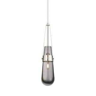 A thumbnail of the Innovations Lighting 452-1P-21-4 Milan Pendant Polished Nickel / Plated Smoke