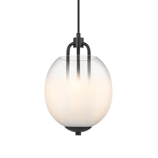 A thumbnail of the Innovations Lighting 453-3P-15-10 Fall Brook Pendant Matte Black / Matte White and Clear