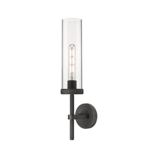 A thumbnail of the Innovations Lighting 471-1W-21-4 Lincoln Sconce Weathered Zinc / Clear