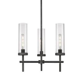 A thumbnail of the Innovations Lighting 471-3CR-20-21 Lincoln Pendant Weathered Zinc / Clear