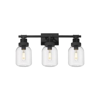 A thumbnail of the Innovations Lighting 472-3W-13-24 Somers Vanity Textured Black / Clear