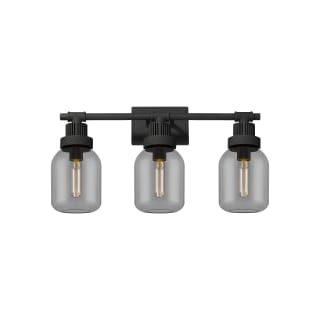 A thumbnail of the Innovations Lighting 472-3W-13-24 Somers Vanity Textured Black / Plated Smoke