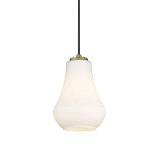 A thumbnail of the Innovations Lighting 490-1P-11-7 Fairfield Pendant Brushed Brass / Matte White