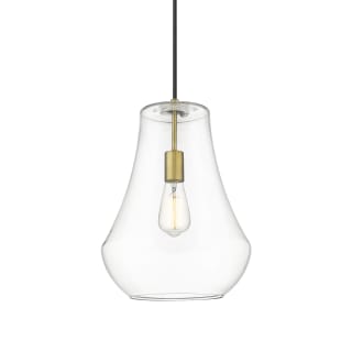 A thumbnail of the Innovations Lighting 491-1P-16-12 Fairfield Pendant Brushed Brass / Clear