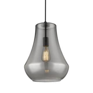 A thumbnail of the Innovations Lighting 491-1P-16-12 Fairfield Pendant Matte Black / Plated Smoke