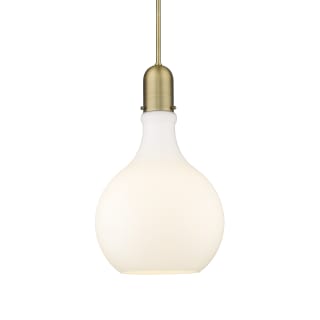 A thumbnail of the Innovations Lighting 492-1S-23-14 Amherst Pendant Brushed Brass / Matte White