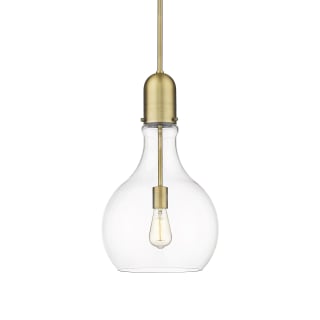 A thumbnail of the Innovations Lighting 492-1S-20-12 Amherst Pendant Brushed Brass / Clear