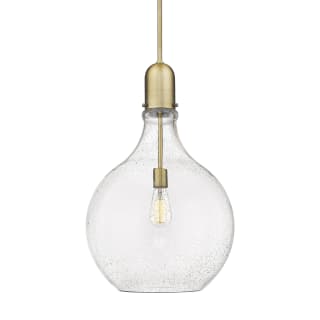 A thumbnail of the Innovations Lighting 492-1S-25-16 Amherst Pendant Brushed Brass / Seedy