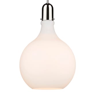 A thumbnail of the Innovations Lighting 492-1S-25-16 Amherst Pendant Polished Nickel / Matte White