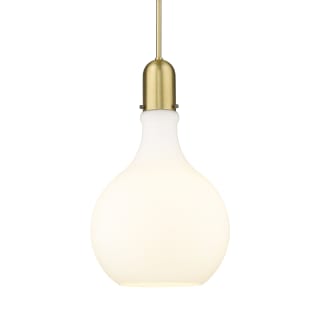 A thumbnail of the Innovations Lighting 492-1S-23-14 Amherst Pendant Satin Gold / Matte White