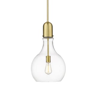 A thumbnail of the Innovations Lighting 492-1S-20-12 Amherst Pendant Satin Gold / Clear