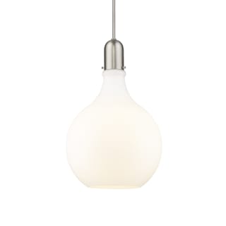 A thumbnail of the Innovations Lighting 492-1S-25-16 Amherst Pendant Brushed Satin Nickel / Matte White