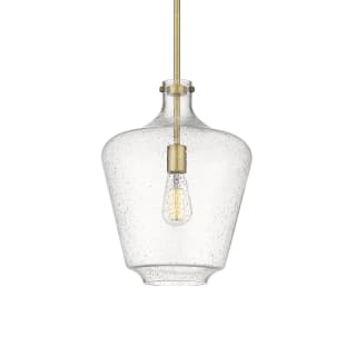 A thumbnail of the Innovations Lighting 493-1S-16-12 Norwalk Pendant Brushed Brass / Seedy