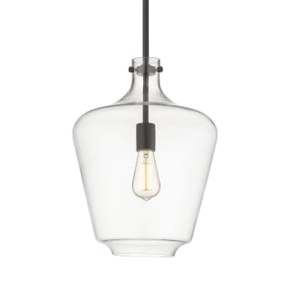 A thumbnail of the Innovations Lighting 493-1S-16-12 Norwalk Pendant Matte Black / Clear