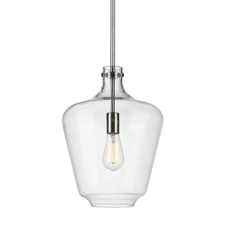 A thumbnail of the Innovations Lighting 493-1S-16-12 Norwalk Pendant Polished Nickel / Clear