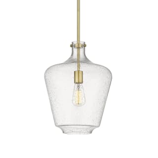 A thumbnail of the Innovations Lighting 493-1S-16-12 Norwalk Pendant Satin Gold / Seedy