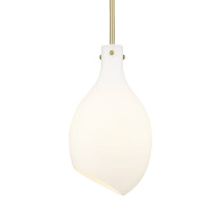 A thumbnail of the Innovations Lighting 493-1S-16-9 Norwalk Pendant Satin Gold / Matte White