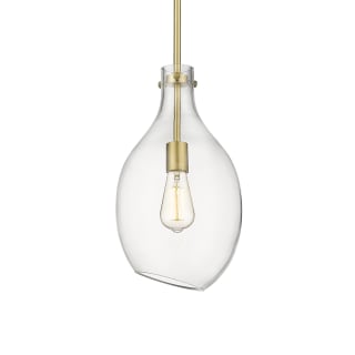 A thumbnail of the Innovations Lighting 493-1S-16-9 Norwalk Pendant Satin Gold / Clear