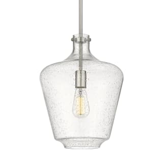 A thumbnail of the Innovations Lighting 493-1S-16-12 Norwalk Pendant Brushed Satin Nickel / Seedy