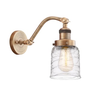 A thumbnail of the Innovations Lighting 515-1W-12-5 Bell Sconce Brushed Brass / Deco Swirl