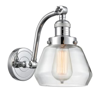 A thumbnail of the Innovations Lighting 515-1W Fulton Polished Chrome / Clear
