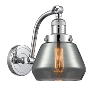A thumbnail of the Innovations Lighting 515-1W Fulton Polished Chrome / Plated Smoked