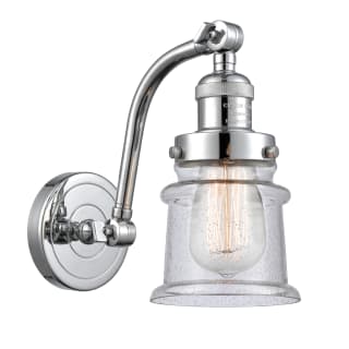 A thumbnail of the Innovations Lighting 515-1W Small Canton Polished Chrome / Seedy