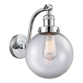 A thumbnail of the Innovations Lighting 515-1W-8 Beacon Polished Chrome / Clear