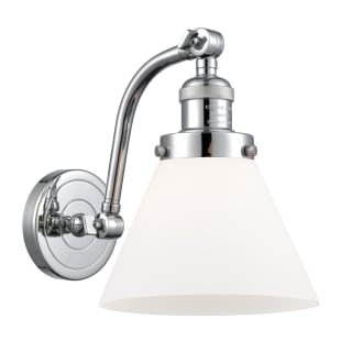 A thumbnail of the Innovations Lighting 515-1W Large Cone Polished Chrome / Matte White Cased
