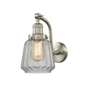 A thumbnail of the Innovations Lighting 515-1W Chatham Brushed Satin Nickel / Clear Fluted
