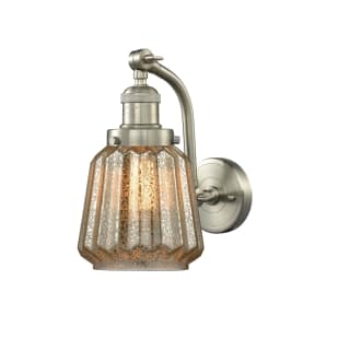A thumbnail of the Innovations Lighting 515-1W Chatham Brushed Satin Nickel / Mercury Fluted
