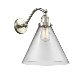 A thumbnail of the Innovations Lighting 515-1W X-Large Cone Brushed Satin Nickel / Clear