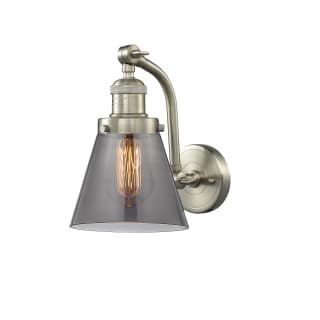 A thumbnail of the Innovations Lighting 515-1W Small Cone Brushed Satin Nickel / Smoked