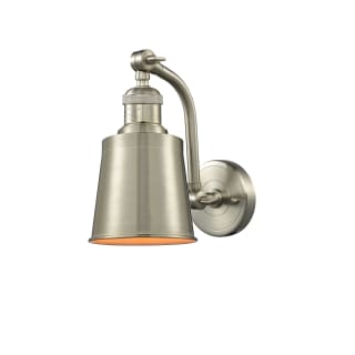 A thumbnail of the Innovations Lighting 515-1W Addison Brushed Satin Nickel / Brushed Satin Nickel