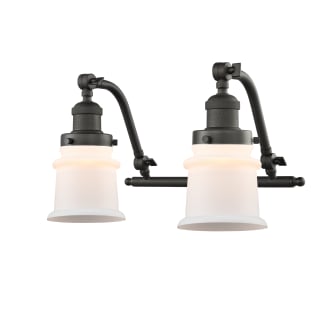 A thumbnail of the Innovations Lighting 515-2W Small Canton Oil Rubbed Bronze / Matte White