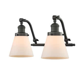 A thumbnail of the Innovations Lighting 515-2W Small Cone Oiled Rubbed Bronze / Matte White Cased