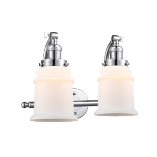 A thumbnail of the Innovations Lighting 515-2W Canton Polished Chrome / Matte White